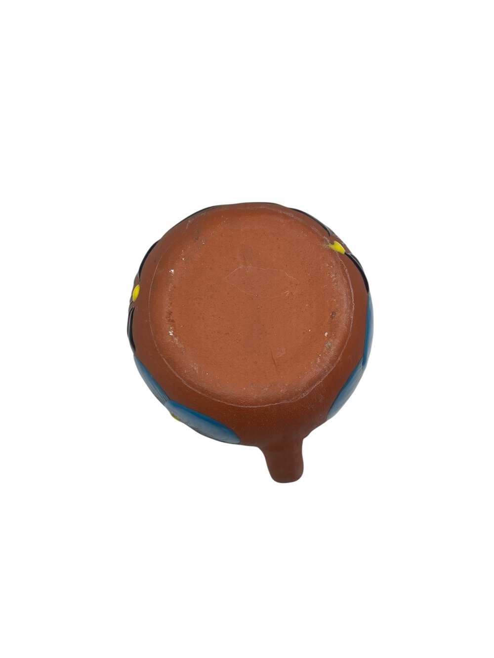 Jarrito de Barro Decorado Colorful Decorated Mexican Pottery mug - Picture 6 of 8
